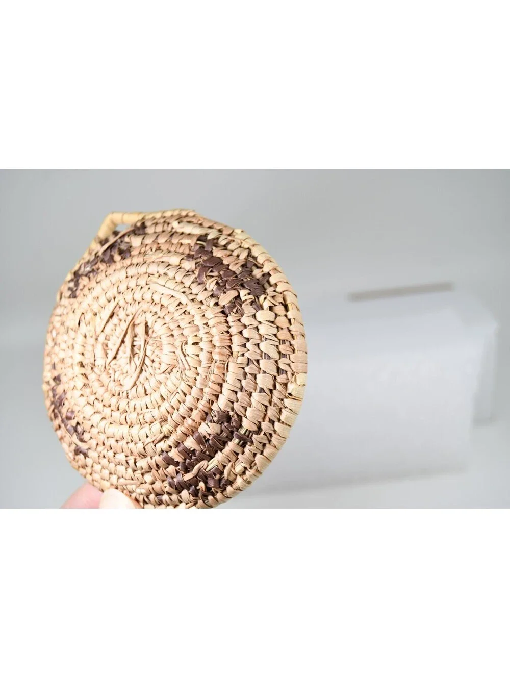 Hopi Native American Coiled Basket Mini 3.5